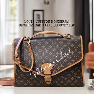 #00550-6155 LOUIS VUITTON MONOGRAM BEVERLY GM 2 WAY CROSSBODY BAG
